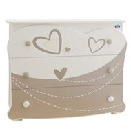 Comoda mare My Love White Platinum